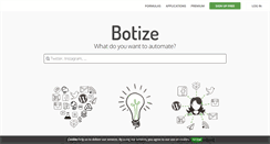 Desktop Screenshot of botize.com